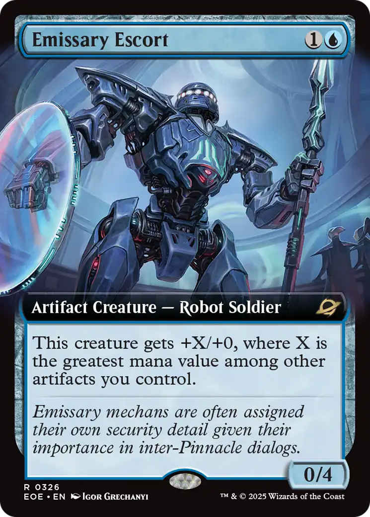 Emissary Escort (Extended Art) [Edge of Eternities] | Local Legends