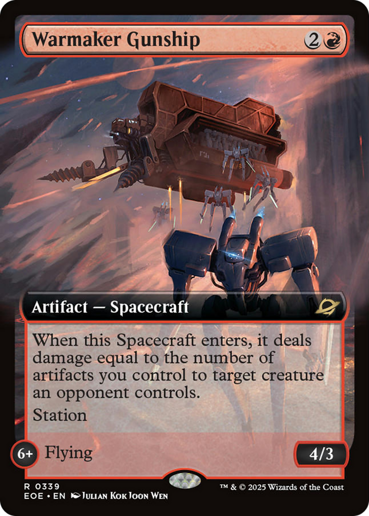 Warmaker Gunship (Extended Art) [Edge of Eternities] | Local Legends