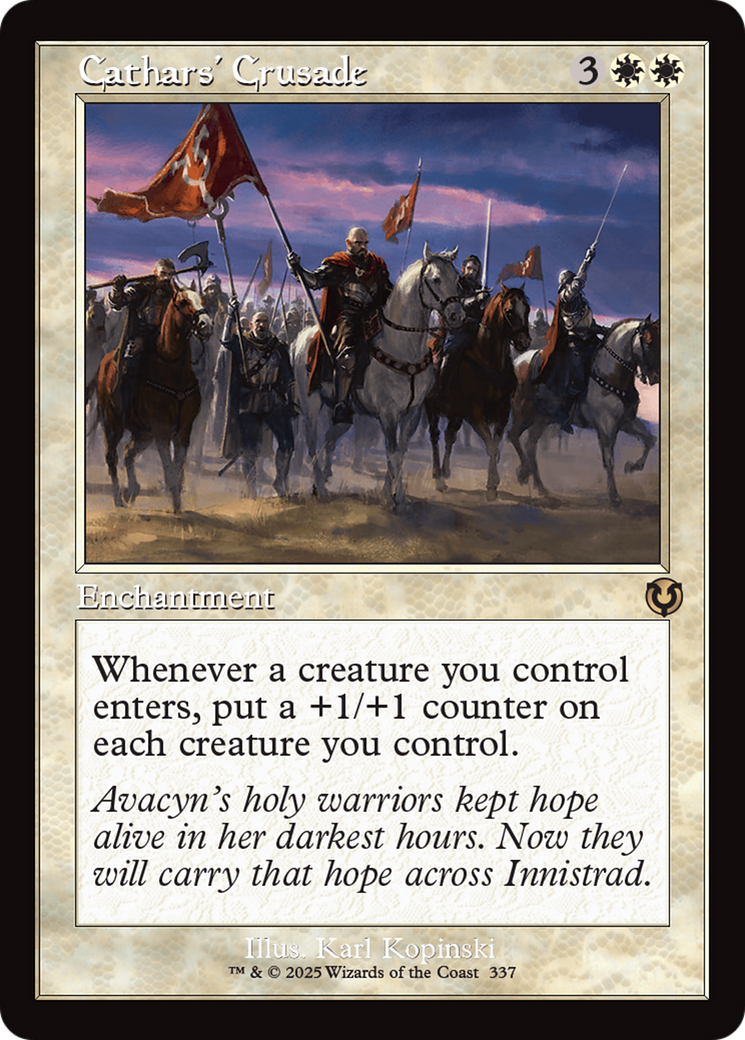 Cathars' Crusade (Retro Frame) [Innistrad Remastered] | Local Legends