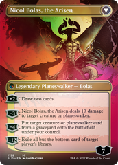 Nicol Bolas, the Ravager // Nicol Bolas, the Arisen (Borderless) [Secret Lair: From Cute to Brute] | Golgari Games