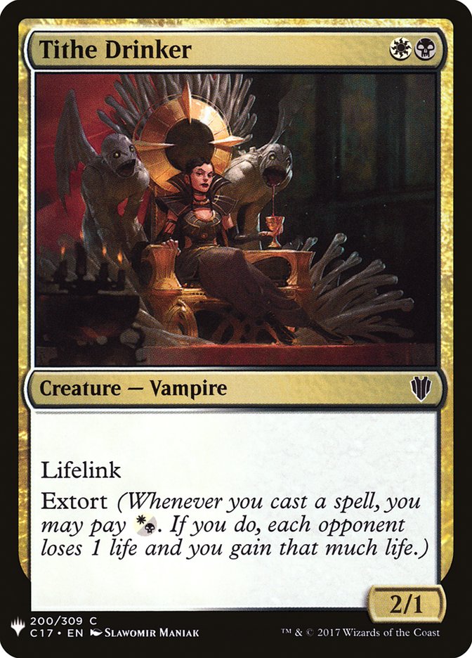 Tithe Drinker [Mystery Booster] | Local Legends