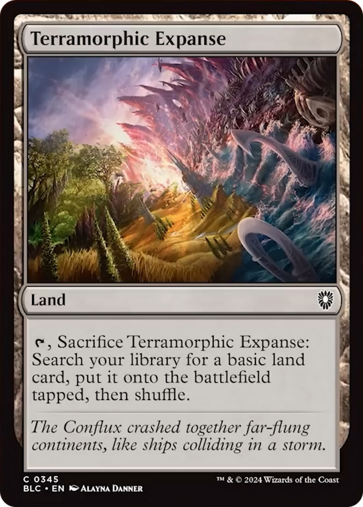 Terramorphic Expanse [Bloomburrow Commander] | Local Legends