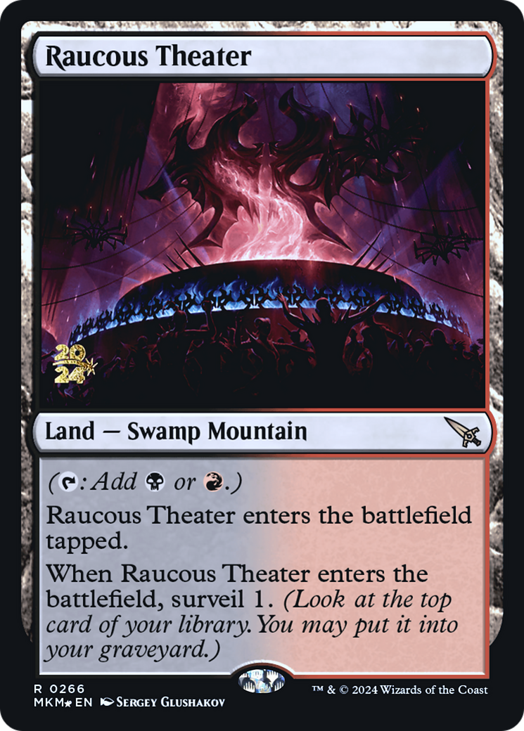 Raucous Theater [Murders at Karlov Manor Prerelease Promos] | Golgari Games