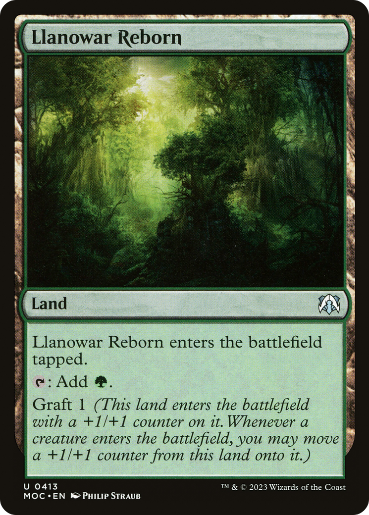 Llanowar Reborn [March of the Machine Commander] | Local Legends