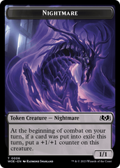Nightmare // Food (0012) Double-Sided Token [Wilds of Eldraine Tokens] | Local Legends