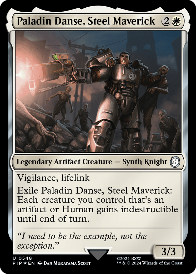 Paladin Danse, Steel Maverick (Surge Foil) [Fallout] | Local Legends