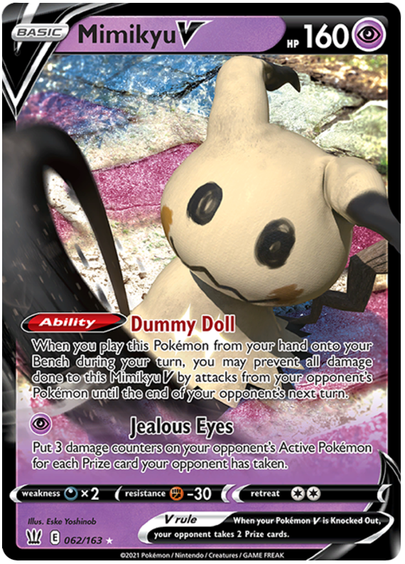 Mimikyu V (062/163) [Sword & Shield: Battle Styles] | Golgari Games