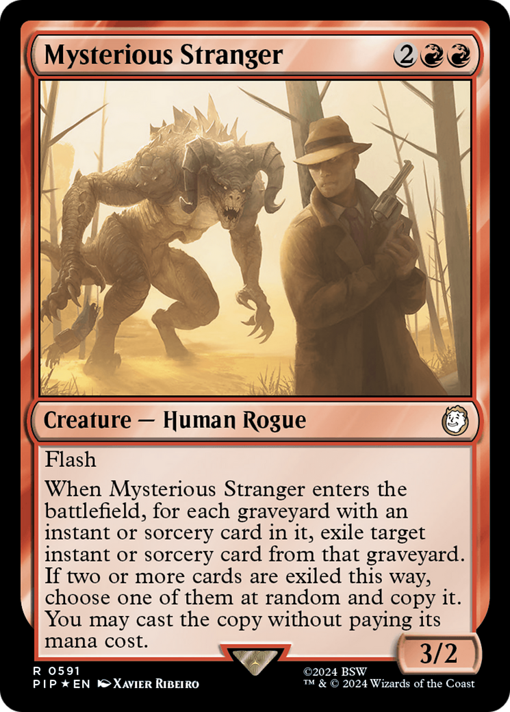 Mysterious Stranger (Surge Foil) [Fallout] | Local Legends