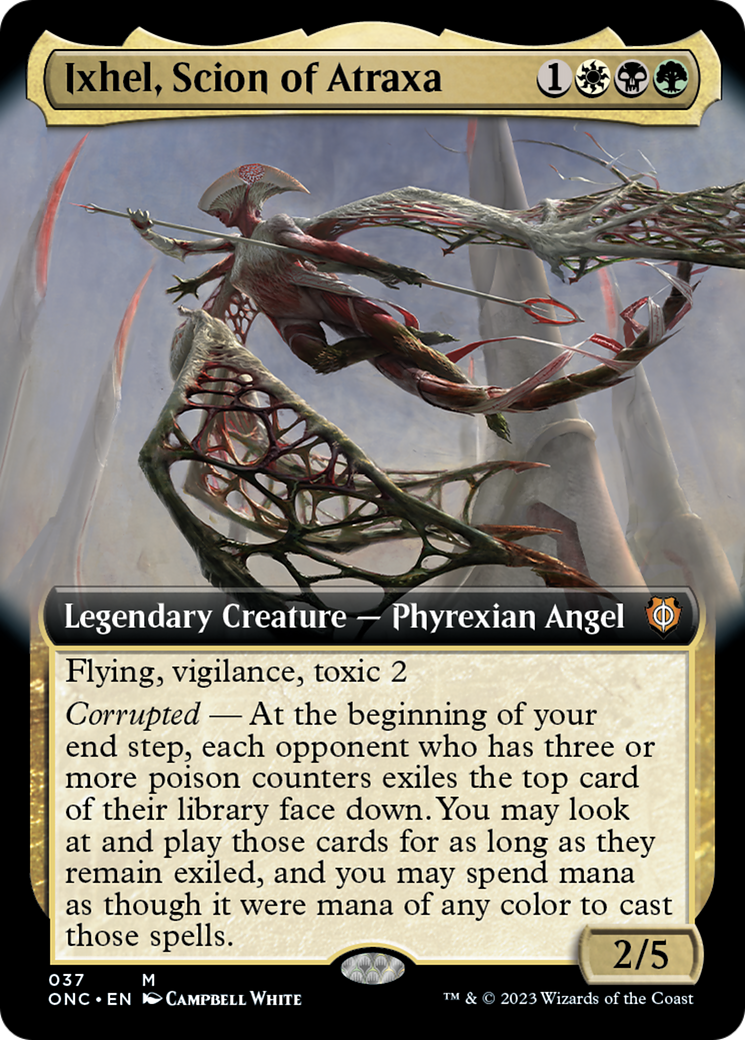 Ixhel, Scion of Atraxa (Extended Art) [Phyrexia: All Will Be One Commander] | Local Legends