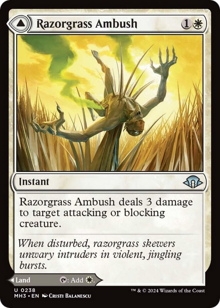 Razorgrass Ambush // Razorgrass Field [Modern Horizons 3] | Local Legends