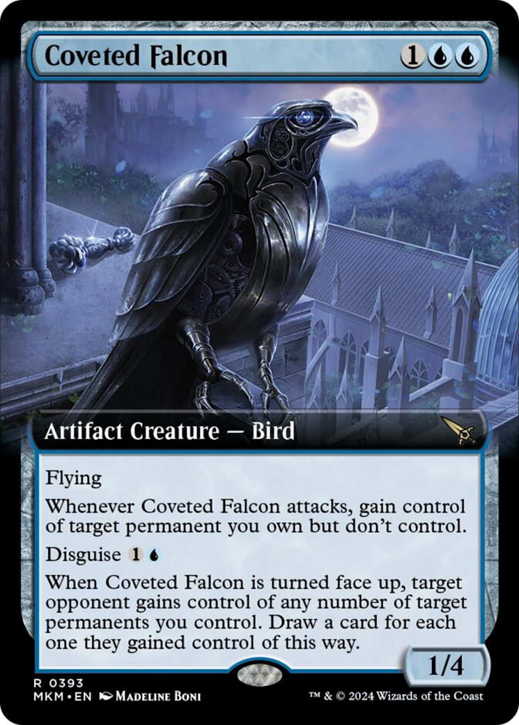 Coveted Falcon (Extended Art) [Murders at Karlov Manor] | Local Legends