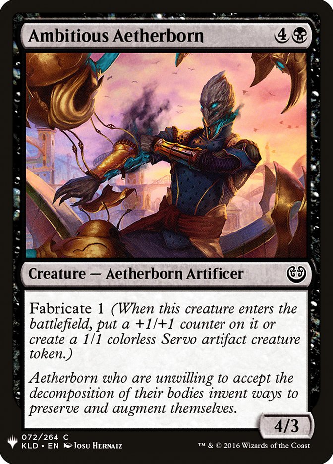 Ambitious Aetherborn [Mystery Booster] | Golgari Games