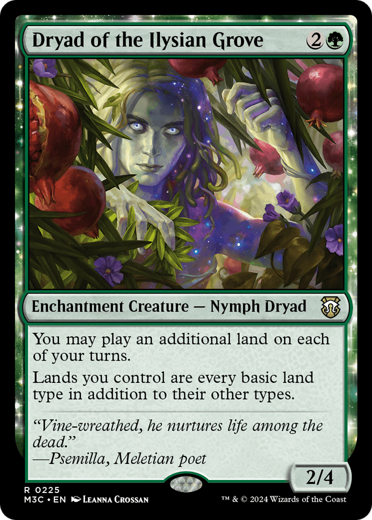 Dryad of the Ilysian Grove (Ripple Foil) [Modern Horizons 3 Commander] | Golgari Games