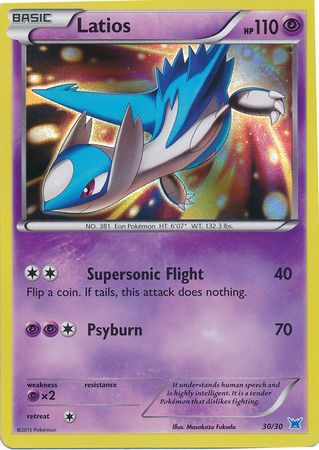 Latios (30/30) [XY: Trainer Kit 2 - Latios] | Golgari Games