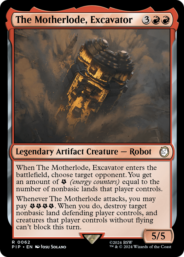 The Motherlode, Excavator [Fallout] | Local Legends