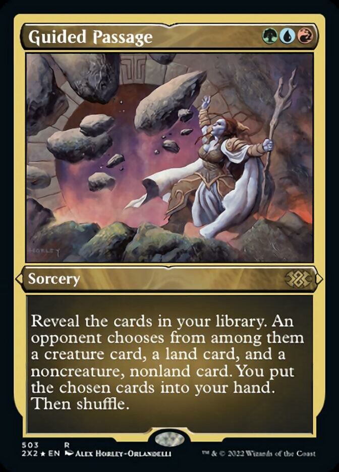 Guided Passage (Foil Etched) [Double Masters 2022] | Local Legends
