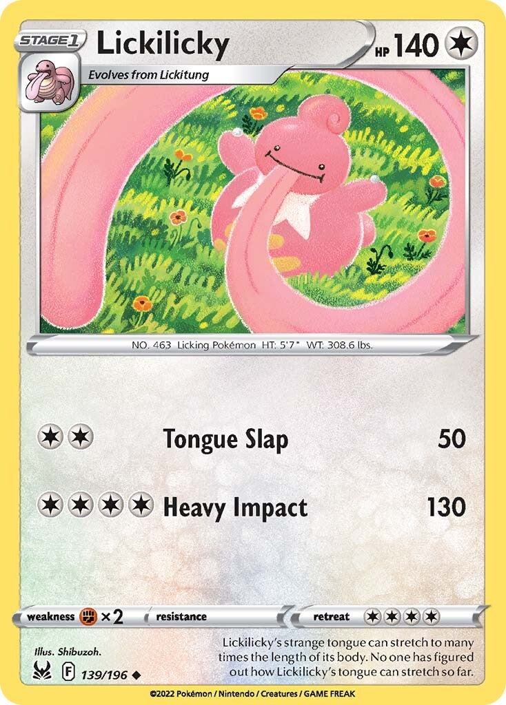 Lickilicky (139/196) [Sword & Shield: Lost Origin] | Golgari Games