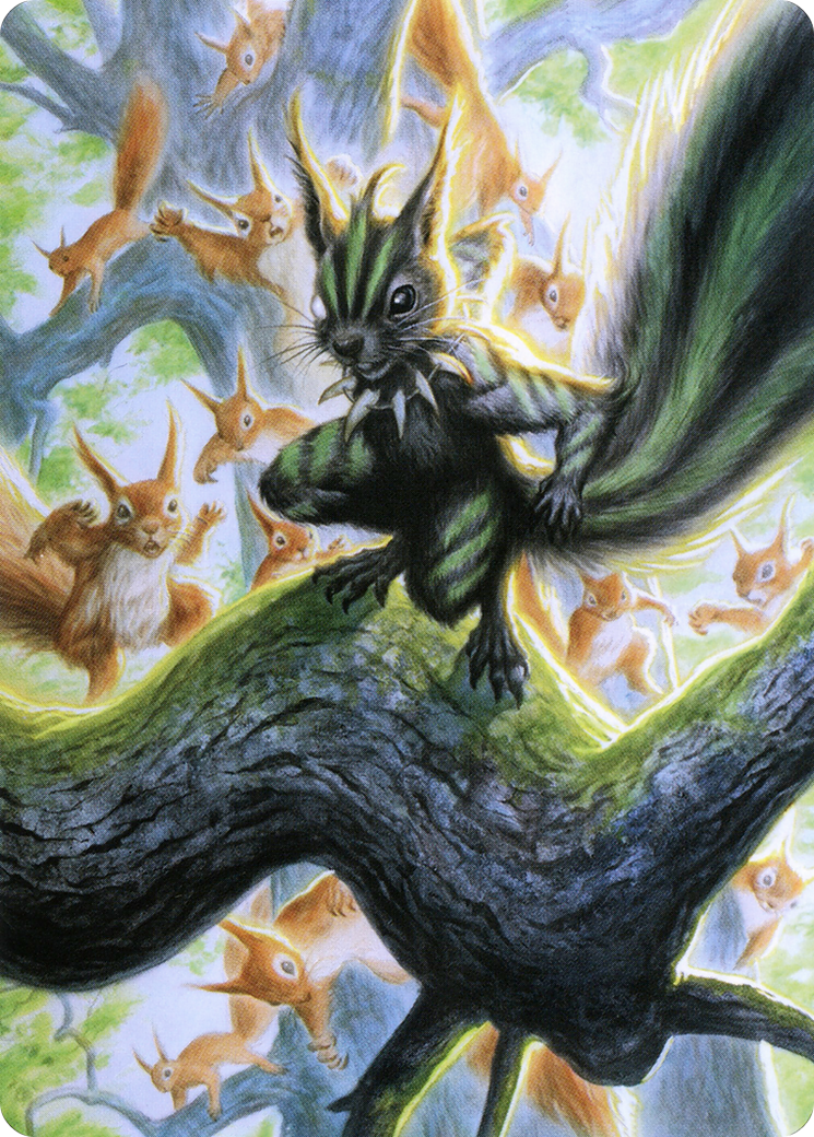 Chatterfang, Squirrel General Art Card (67) [Modern Horizons 2 Art Series] | Golgari Games