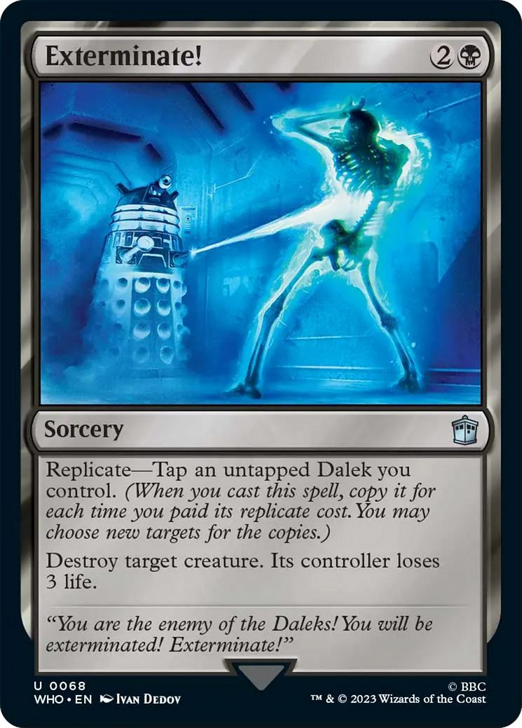 Exterminate! [Doctor Who] | Local Legends
