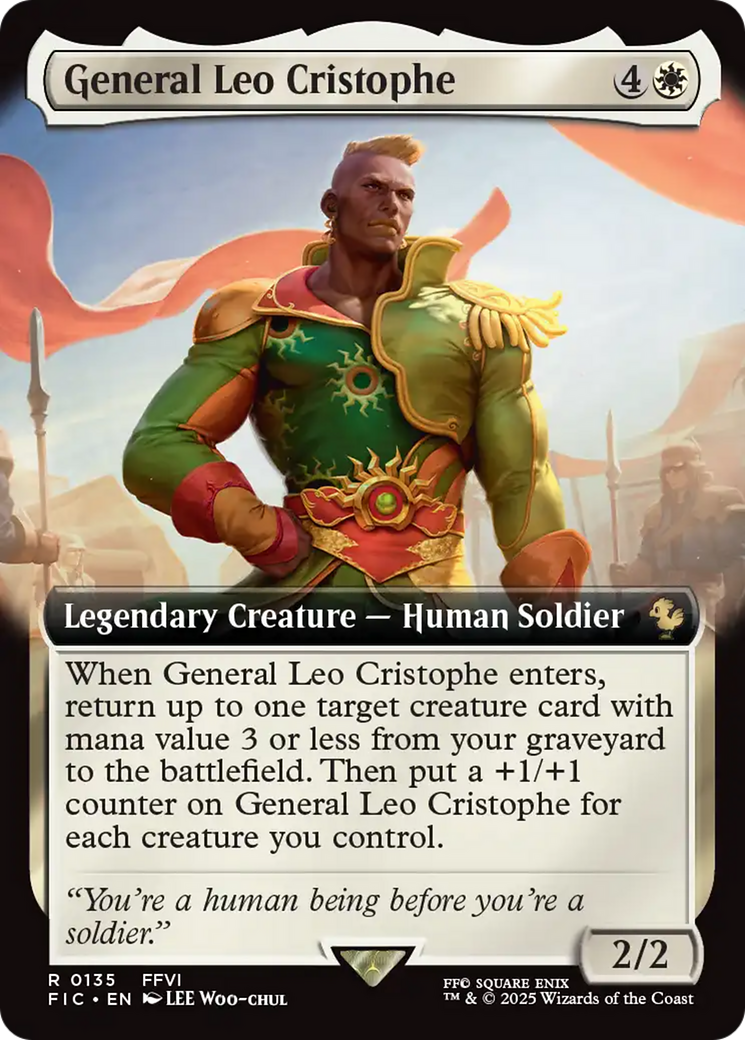 General Leo Cristophe (Extended Art) [FINAL FANTASY Commander] | Local Legends