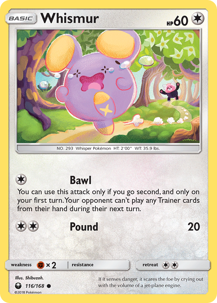 Whismur (116/168) [Sun & Moon: Celestial Storm] | Local Legends