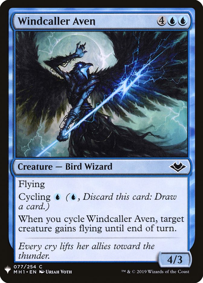 Windcaller Aven [Mystery Booster] | Local Legends