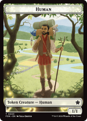 Copy // Human Double-Sided Token [Foundations Tokens] | Local Legends
