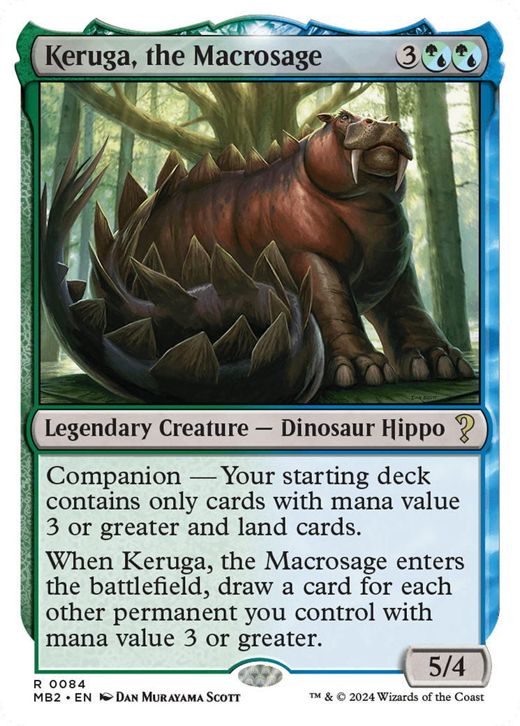 Keruga, the Macrosage (White Border) [Mystery Booster 2] | Local Legends