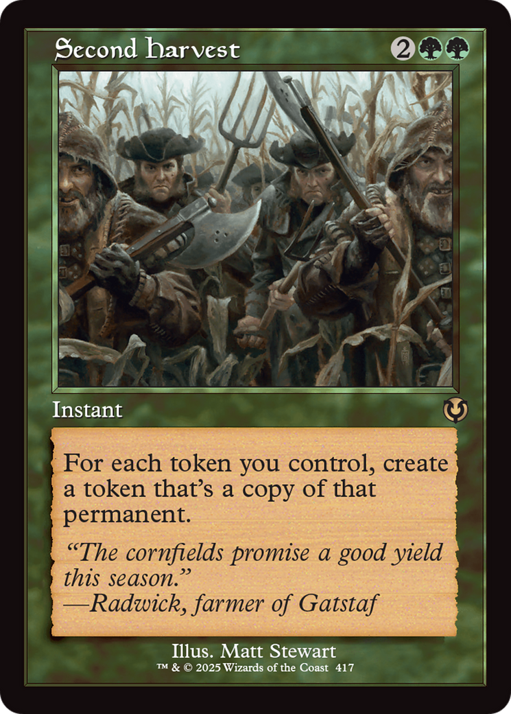 Second Harvest (Retro Frame) [Innistrad Remastered] | Local Legends