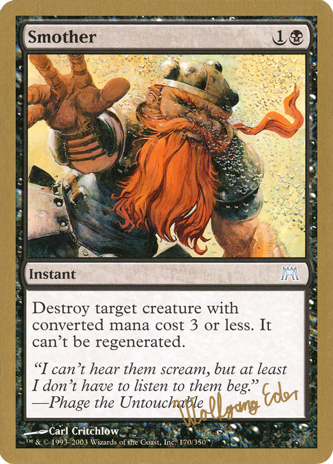 Smother (Wolfgang Eder) [World Championship Decks 2003] | Local Legends