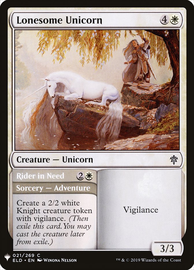 Lonesome Unicorn // Rider in Need [Mystery Booster] | Local Legends