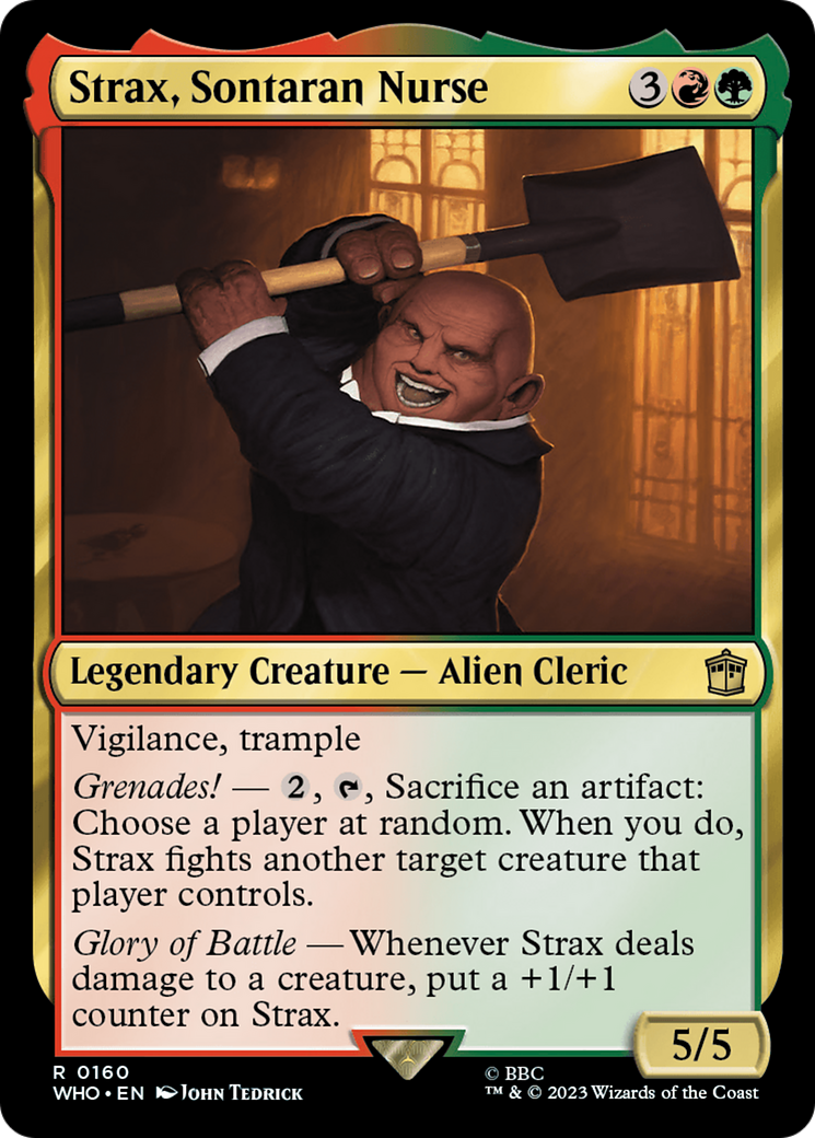 Strax, Sontaran Nurse [Doctor Who] | Local Legends