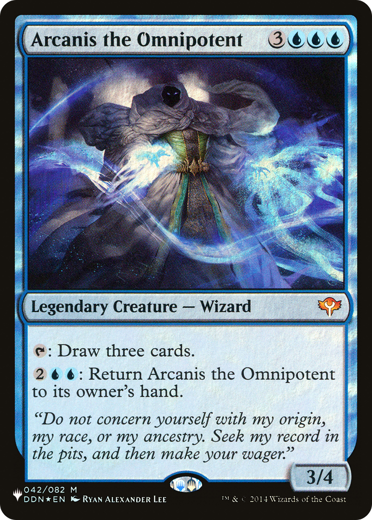 Arcanis the Omnipotent [The List Reprints] | Golgari Games