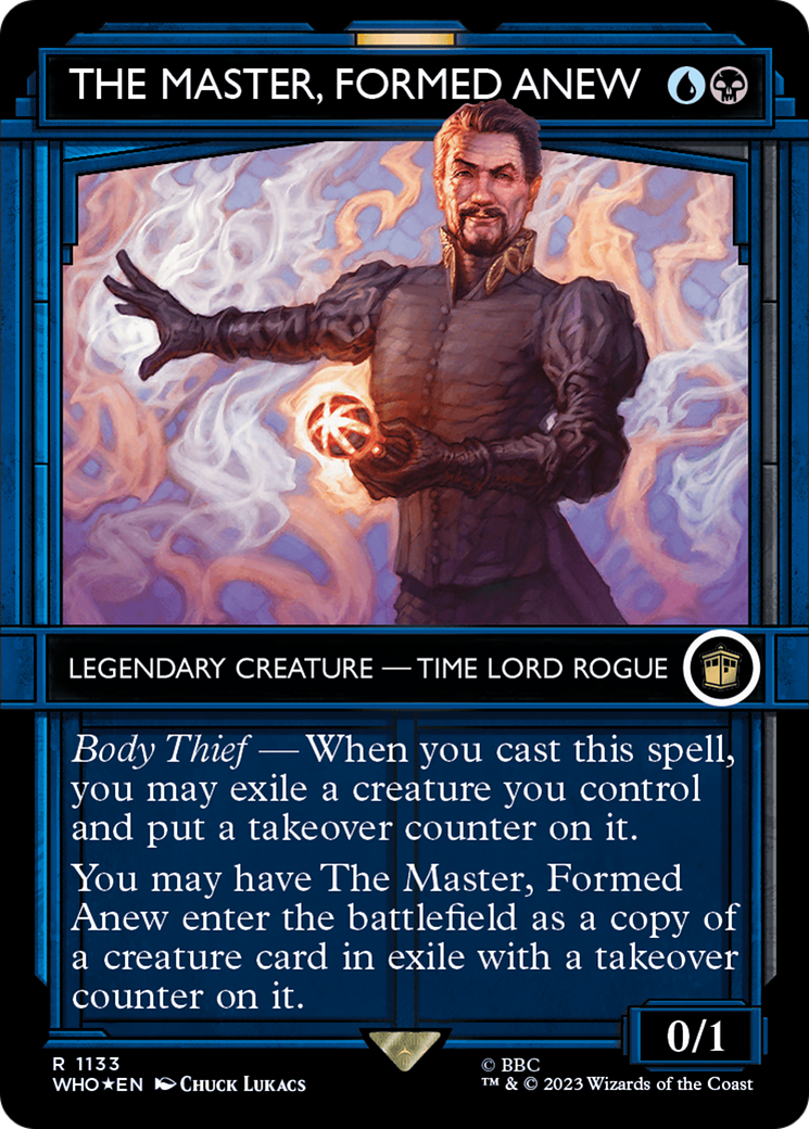 The Master, Formed Anew (Showcase) (Surge Foil) [Doctor Who] | Local Legends