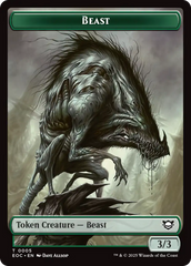 Insect // Beast (0005) Double-Sided Token [Edge of Eternities Commander Tokens] | Local Legends