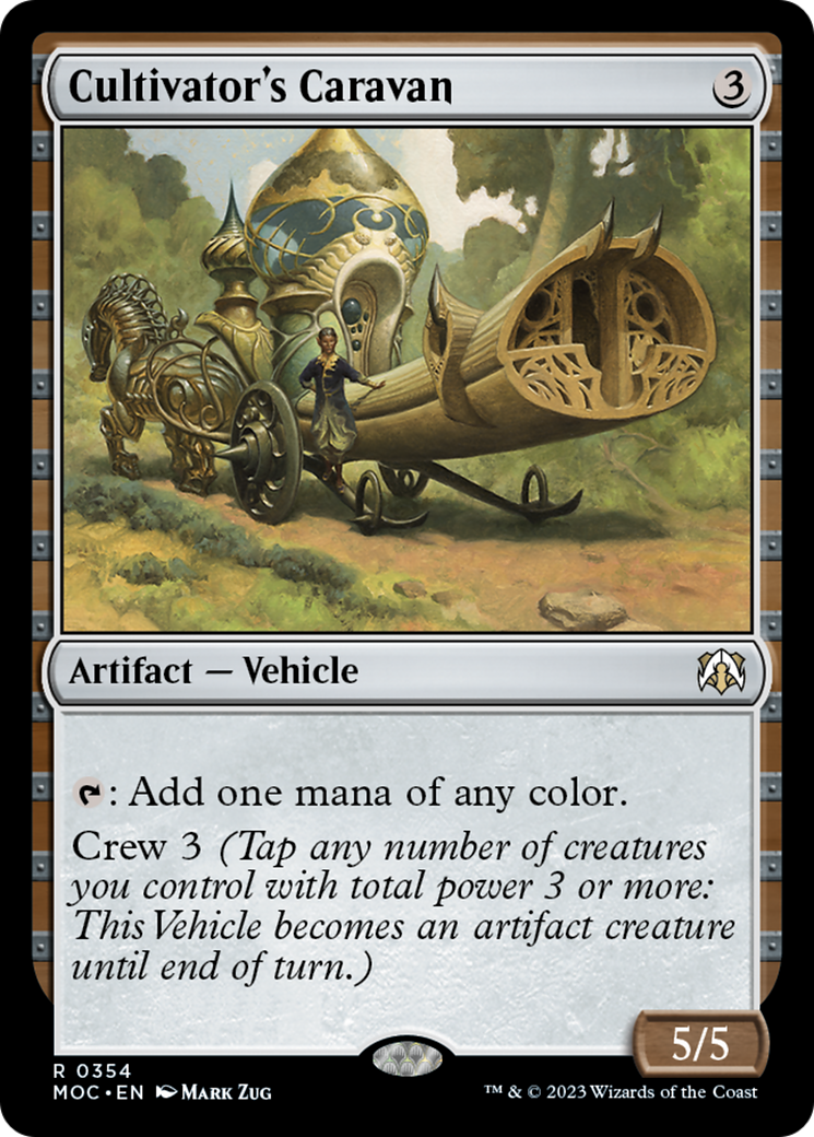 Cultivator's Caravan [March of the Machine Commander] | Golgari Games