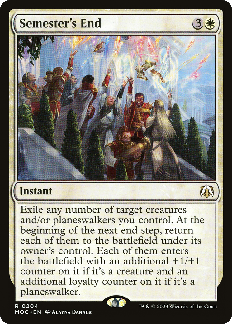 Semester's End [March of the Machine Commander] | Local Legends