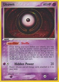 Unown (O) (O/28) [EX: Unseen Forces] | Local Legends