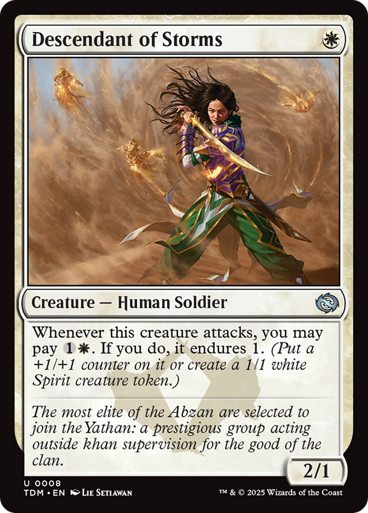 Descendant of Storms [Tarkir: Dragonstorm] | Local Legends