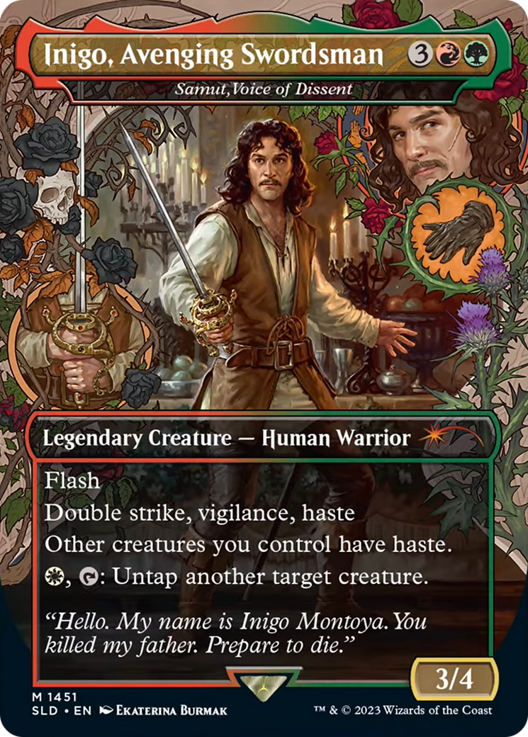 Inigo, Avenging Swordsman - Samut, Voice of Dissent [Secret Lair Drop Series] | Local Legends
