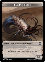 Eldrazi Scion // Eldrazi Spawn Double-Sided Token [Modern Horizons 3 Commander Tokens] | Golgari Games