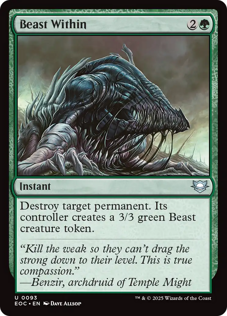 Beast Within [Edge of Eternities Commander] | Local Legends