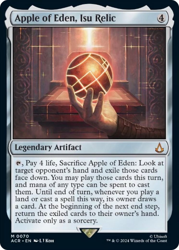 Apple of Eden, Isu Relic [Assassin's Creed] | Local Legends