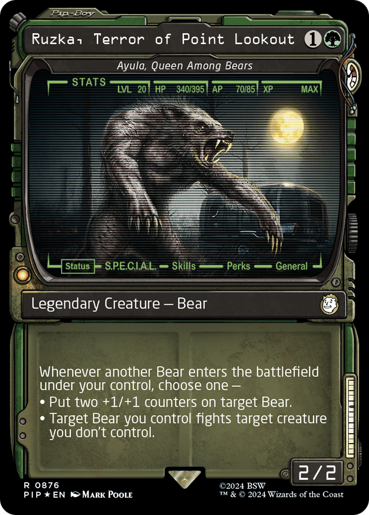 Ruzka, Terror of Point Lookout - Ayula, Queen Among Bears (Showcase) (Surge Foil) [Fallout] | Local Legends