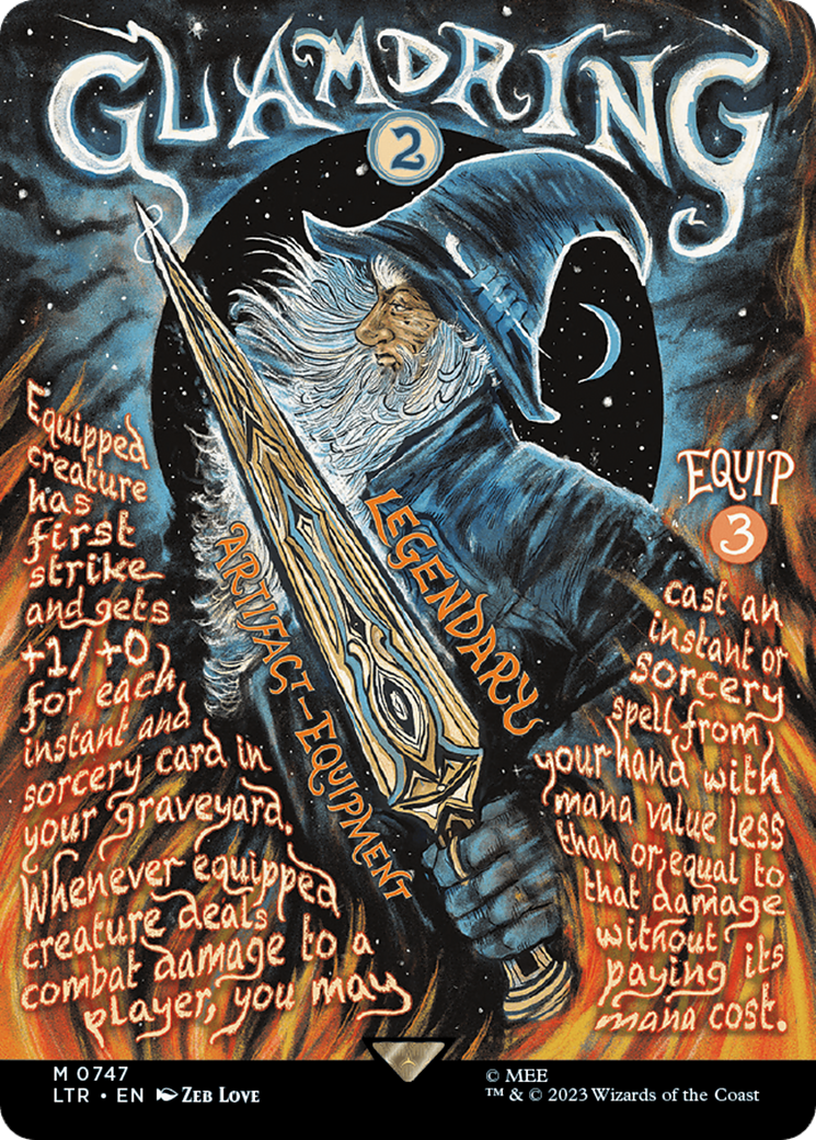 Glamdring (Borderless Poster) [The Lord of the Rings: Tales of Middle-Earth] | Local Legends