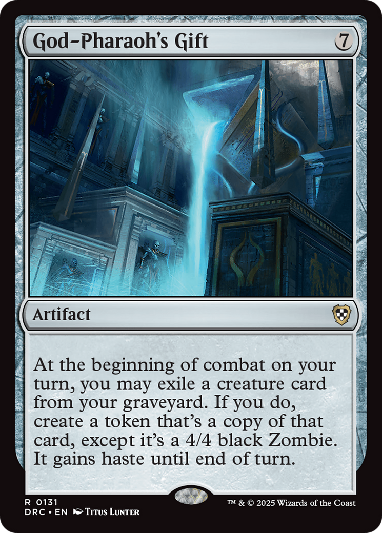 God-Pharaoh's Gift [Aetherdrift Commander] | Local Legends