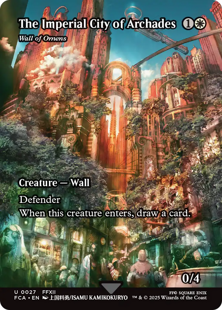 The Imperial City of Archades - Wall of Omens (Showcase) [FINAL FANTASY : Through the Ages] | Local Legends