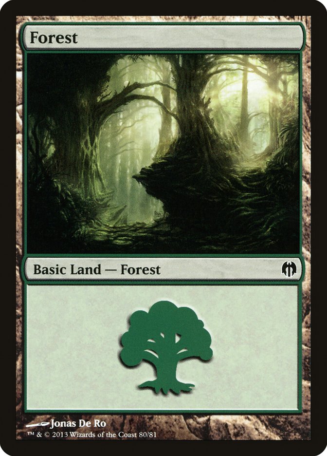 Forest (80) [Duel Decks: Heroes vs. Monsters] | Local Legends