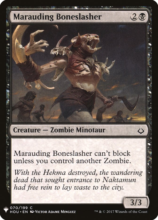 Marauding Boneslasher [Mystery Booster] | Local Legends