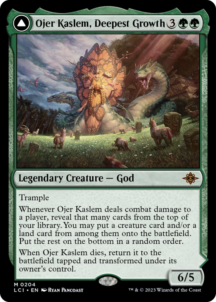 Ojer Kaslem, Deepest Growth // Temple of Cultivation [The Lost Caverns of Ixalan] | Golgari Games